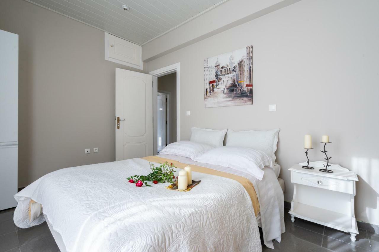 Fontana Luxury Villa Salakos With Pool Near Beach Exterior foto