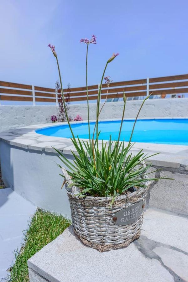 Fontana Luxury Villa Salakos With Pool Near Beach Exterior foto